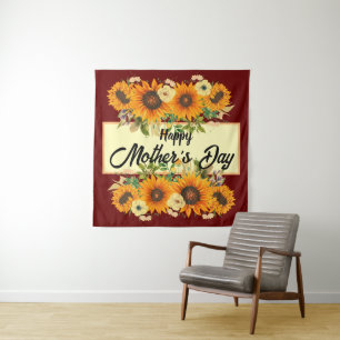HAPPY MOTHER'S DAY MOM GIFT TAPESTRY