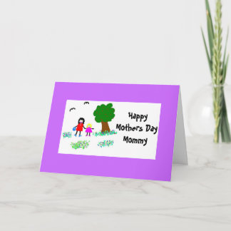 Happy Mothers Day Mommy Card
