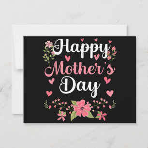 Happy Mother's Day Mommy Cute Floral Women For Mom
