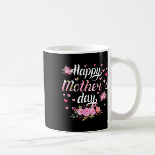 Happy Mother's Day Mommy Women Cute Grandma Floral Coffee Mug