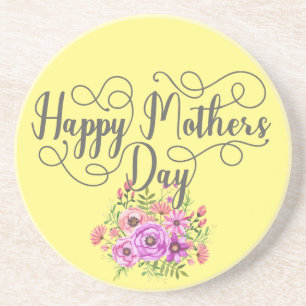 Happy Mothers Day Mother's Day gift-idea Coaster