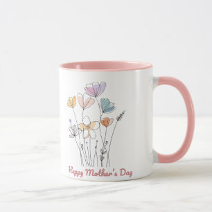 Happy Mother's Day Mug – A Beautiful Floral Gift