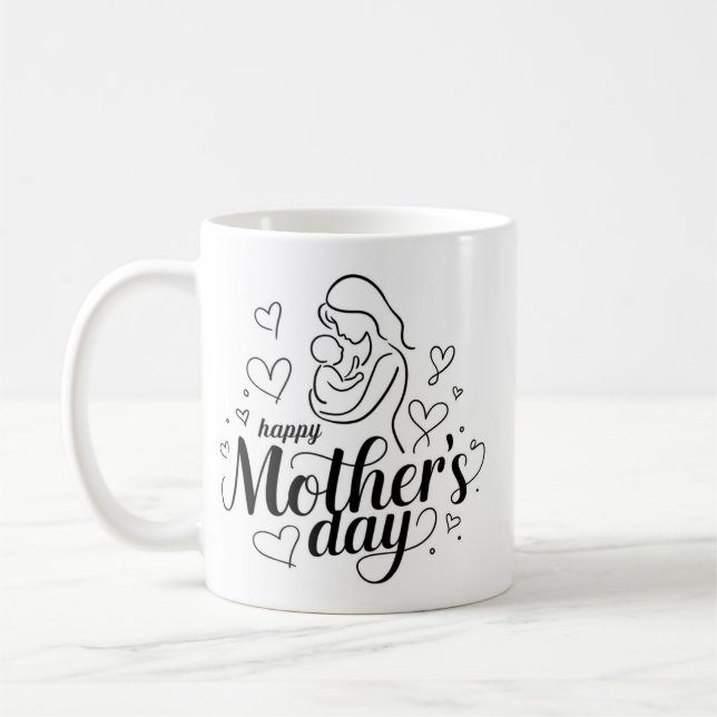 Happy Mothers Day Mug gifts for moms (Gauche)