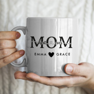 Happy Mother's Day Mug with 2 Kids Names