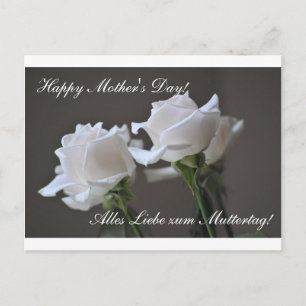 Happy Mother's Day - Muttertag - Rose Postcard
