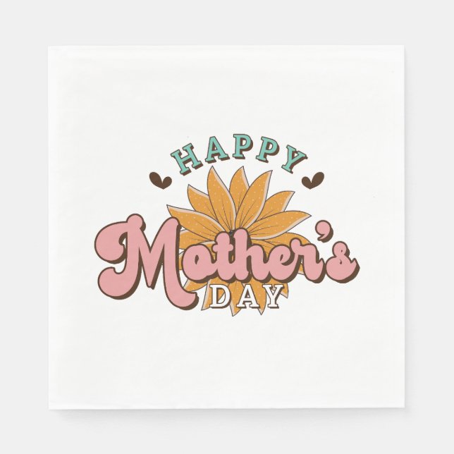 Happy Mother's Day Napkin (Front)