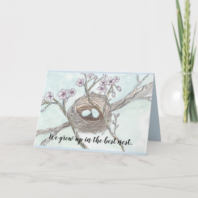 Happy Mother's Day -  Nest Card (Front)
