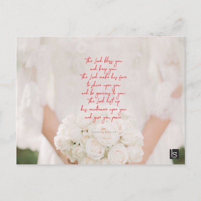 Happy Mother's Day (Numbers 6:24-26) Postcard (Front)