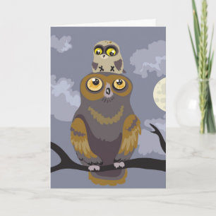 Happy Mother's Day Owl and Baby Card