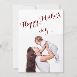 Happy Mother's Day personalized photo Thank You Card