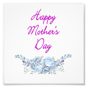 happy mother's day photo print