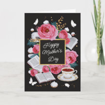 Happy Mother's Day Pink Flowers Sweet Customizable
