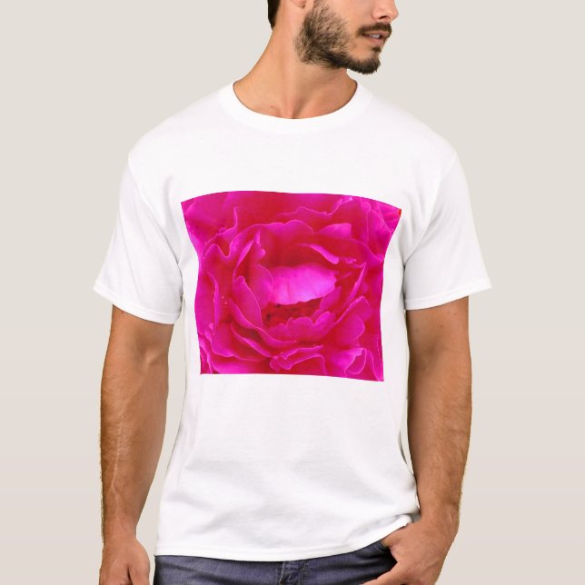 Happy Mother's Day Pink Rose T-Shirt (Front)