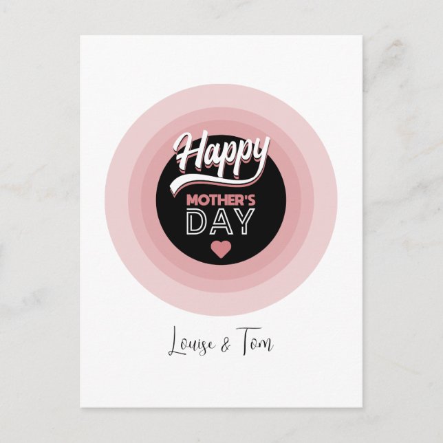 Happy mother's day postcard (Front)