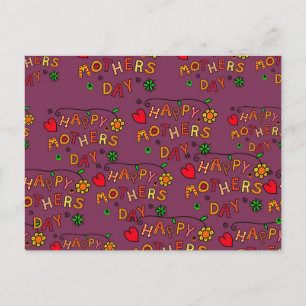 Happy Mothers Day Postcard