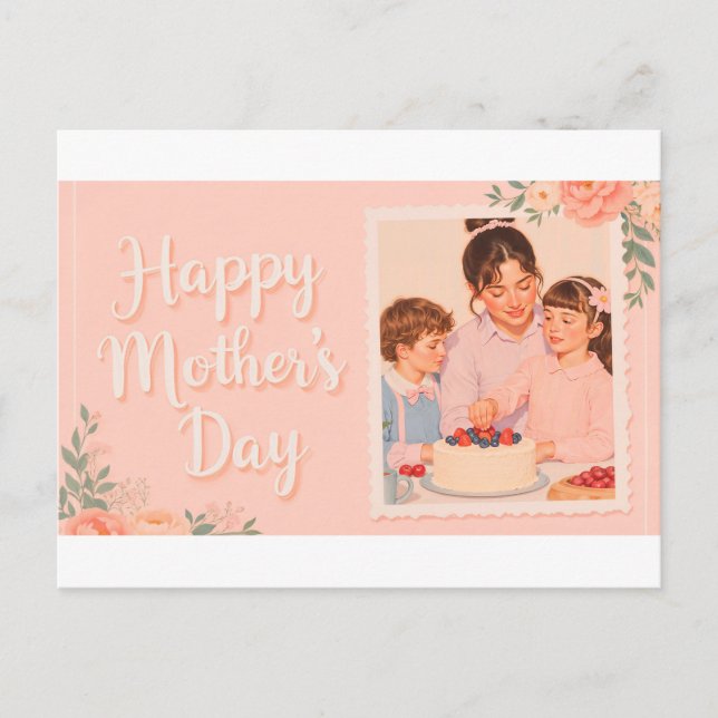 Happy Mother's Day Postcard (Front)