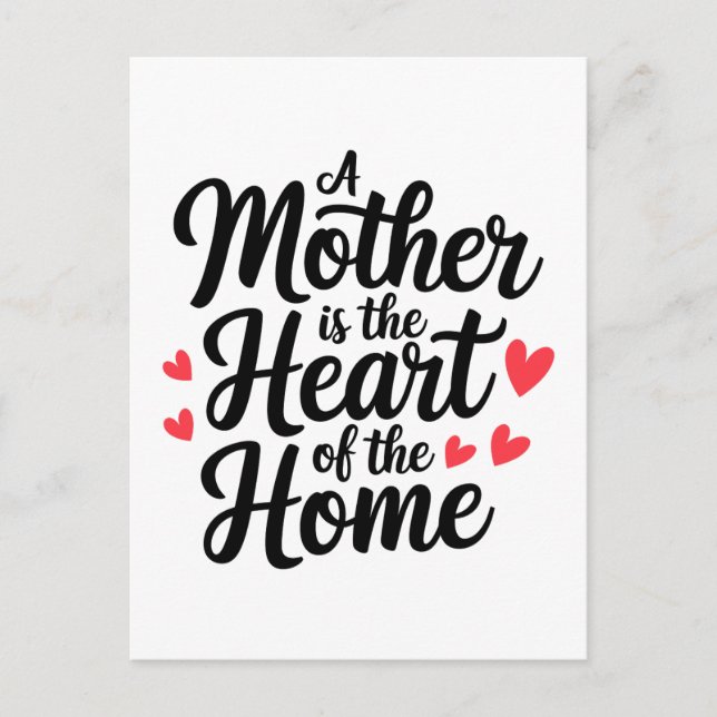 Happy Mothers Day Postcard (Front)