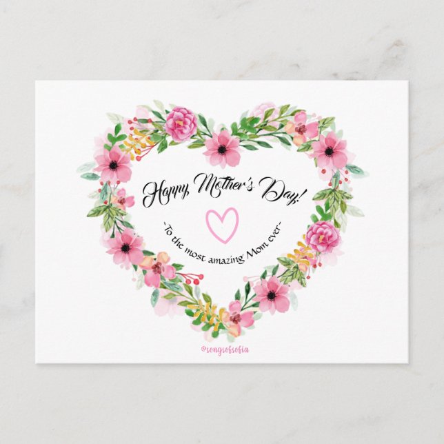 Happy Mother's Day Postcard (Front)