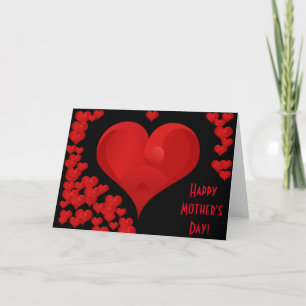 Happy Mother's Day Romantic Sweet Love Hearts Card
