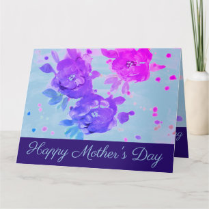 Happy Mothers Day Rose Greeting Card