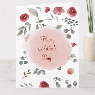 HAPPY MOTHER'S DAY(ROSES) CARD