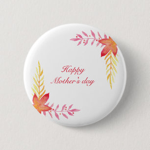 Happy mothers day Round Button
