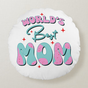 Happy Mothers Day Round Pillow