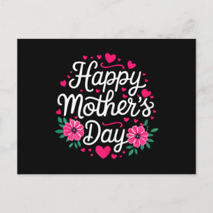 Happy Mother's Day Shirt Women Mom Grandma Mothers Holiday Postcard