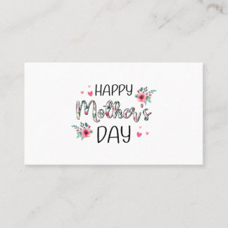 Happy Mothers Day Shirts for Women, Mom  Business Card