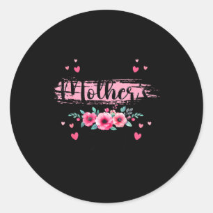 Happy mothers day shirts for women, mom grandma classic round sticker