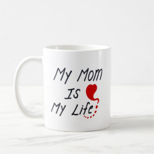 happy mother's day simple handwritten personalized coffee mug
