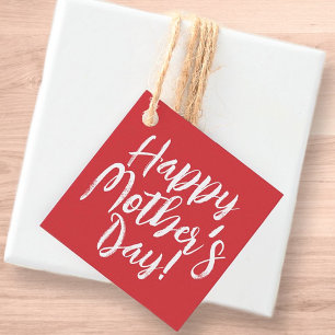 Happy Mother's Day Simple Modern Typography Favour Tags