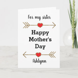 Happy Mother's Day Sister Card