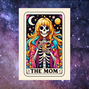 Happy Mother's Day Skeleton The Mom Tarot Card