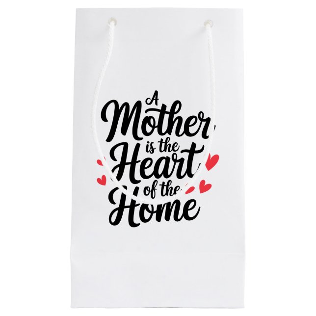 Happy Mothers Day Small Gift Bag (Front)