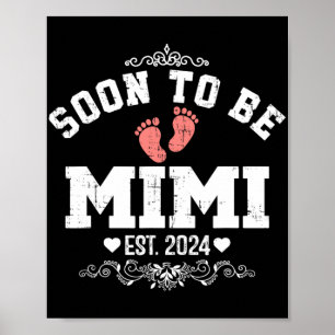Happy Mother's Day Soon To Be Mimi 2024  Poster