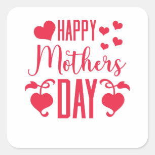 Happy Mother's Day Square Sticker