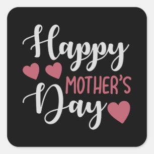 Happy Mother's Day Square Sticker