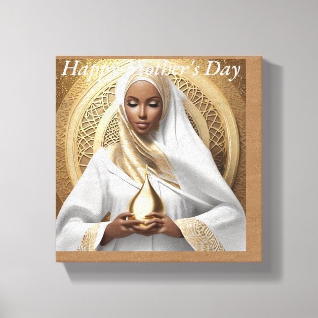 Happy Mother's Day Stretched Canvas Print (Front)