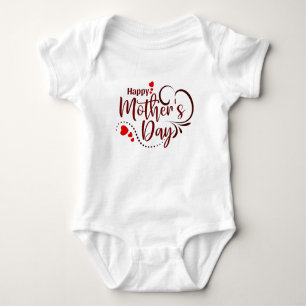 Happy Mother's Day Stylish Text Design-23121 Baby Bodysuit