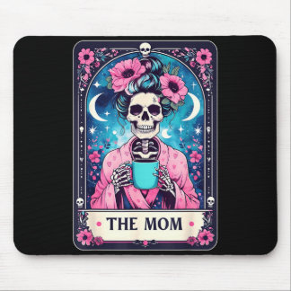 Happy mother's day the mom tarot card skeleton mam mouse pad