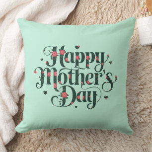 Happy Mothers Day Throw Pillow