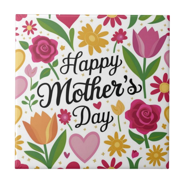 Happy Mothers Day Tile (Front)