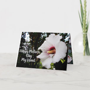 HAPPY MOTHERS DAY TO FRIEND HOLIDAY CARD