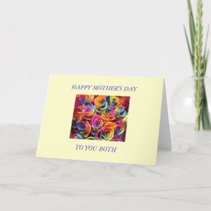 Happy Mothers Day to My Two Moms Card