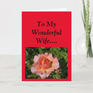 Happy Mother's Day to My Wife! Card