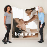 Happy Mother's Day to The Best Mom Ever Photo Fleece Blanket<br><div class="desc">Happy Mother's Day to The Best Mom Ever Photo Fleece Blanket</div>