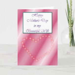 Happy Mother's Day to Wife from Husband Card