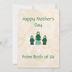 Happy Mother's Day Twin Mom Card
