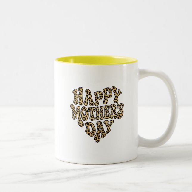 Happy Mother's Day Two-Tone Coffee Mug (Right)
